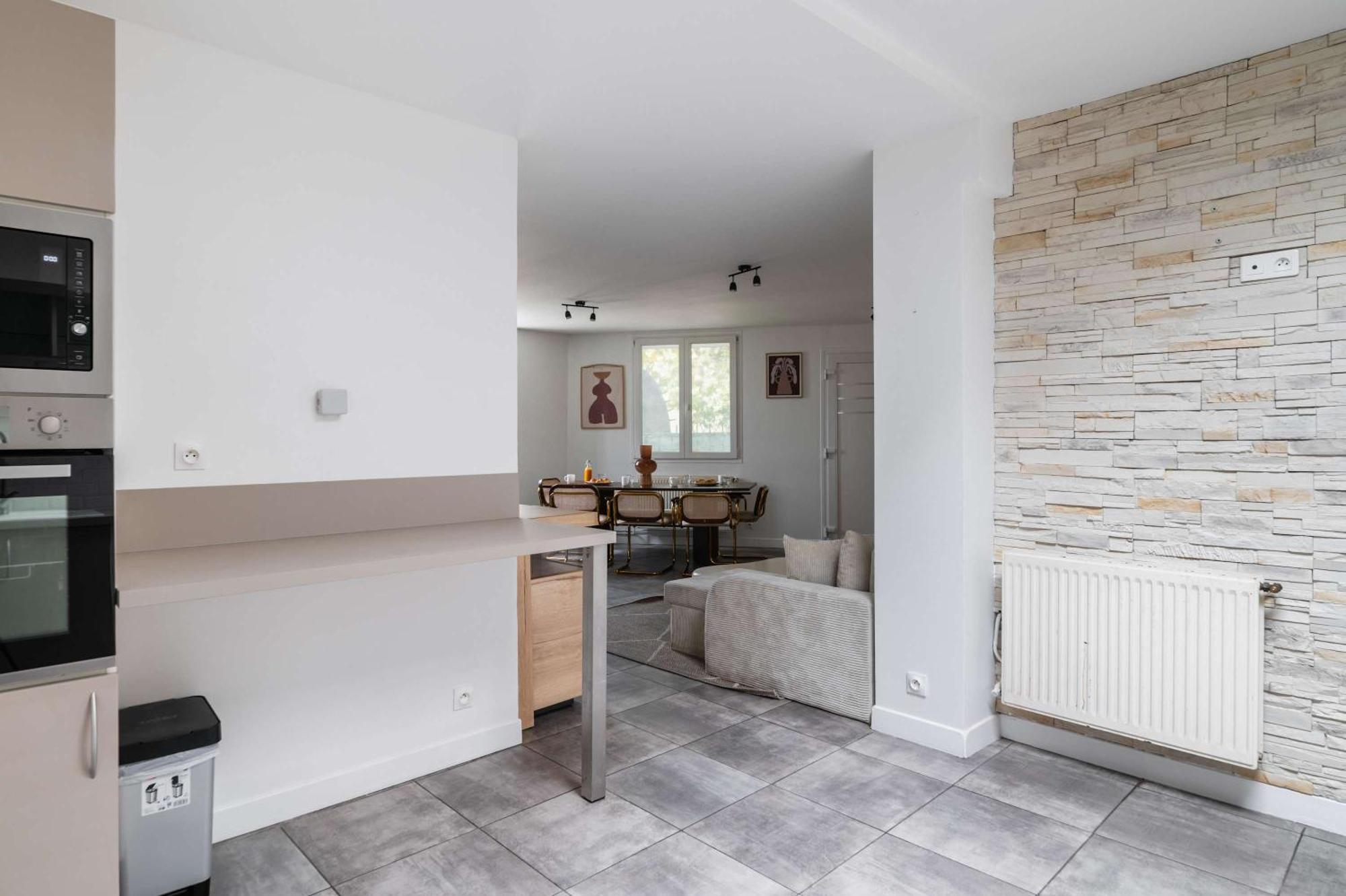 Villa Romainville Paris Pour 8 Personnes - Flat-Guest Exterior photo